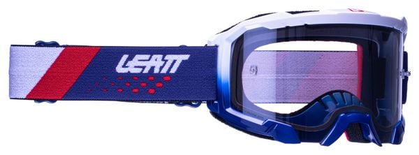 Leatt Velocity 4.5 Iriz-Maske - Royal - Silberner Bildschirm 50%