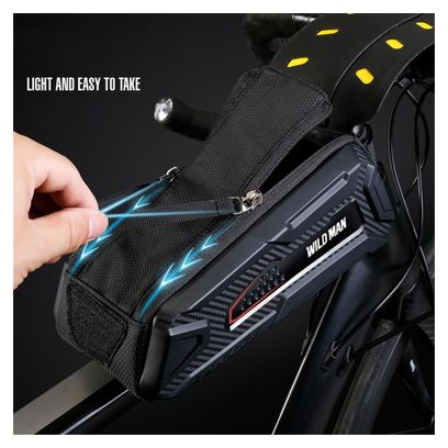 Sacoche de cadre vélo 1L étanche avec écran tactile