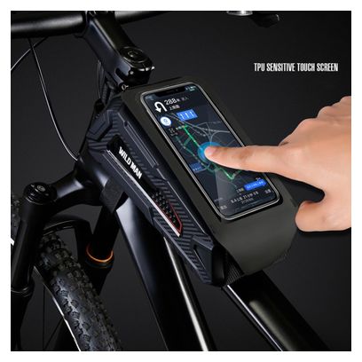 Sacoche de cadre vélo 1L étanche avec écran tactile