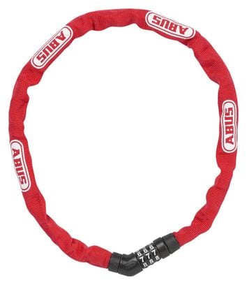 ABUS Cadenas Code Steel-O-Chain 4804C/75 Rouge