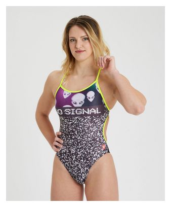 Arena Lace Back Bañador de una pieza para mujer Multicolor