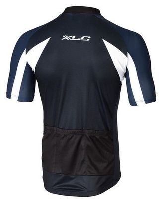 XLC JE-S17 Kurzarmtrikot Schwarz Blau Weiß