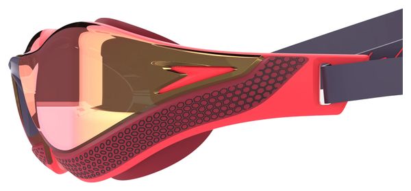 Speedo Fastskin Pure Focus Mirror Black/Red Swimming Goggles