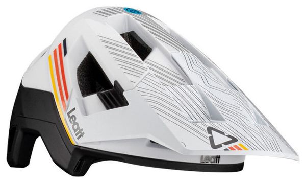 Leatt MTB Enduro 4.0 Removable Chinstrap Helmet White 2023