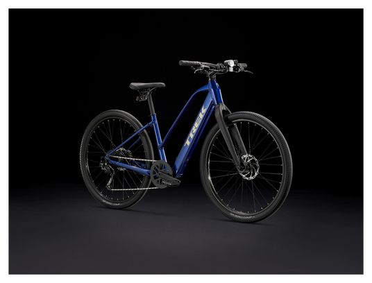Vélo de Fitness Électrique Trek Dual Sport+ 2 Stagger Shimano Altus 9V 250 Wh 650 mm Bleu