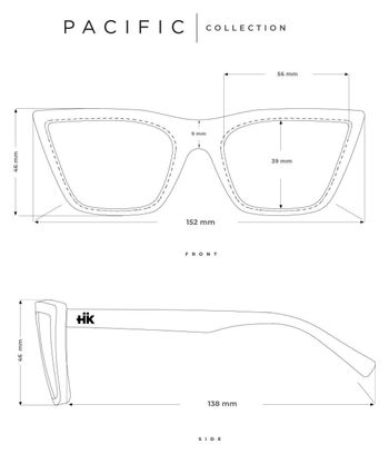 Lunettes de soleil polarisées Pacific Hanukeii pour hommes et femmes