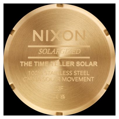 Montre Nixon Time Teller Solar All Gold / Black