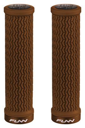 Pair of Funn HoleShot 130mm Brown Grips