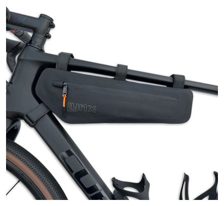 Sacoche pour cadre 2 5 litres imperméable bikepacking noir