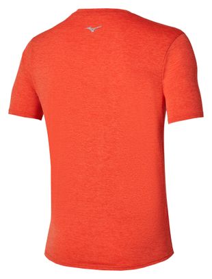 Maglietta da corsa Mizuno Impulse Core arancione da uomo