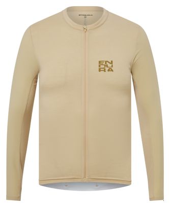 Endura AllTrack Ride Men's Long-Sleeve Jersey, Beige