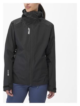 Chaqueta impermeable para mujer Mijo Seneca Gore-Tex  2LNegra