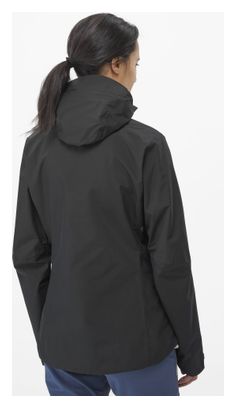 Chaqueta impermeable para mujer Mijo Seneca Gore-Tex  2LNegra