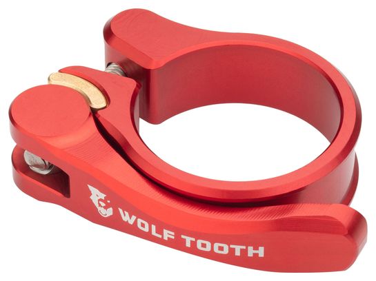 Wolf Tooth Seatpost Clamp Quick Release Red