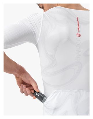Compressport Tri Postural Aero Kurzarmtrikot Weiß Männer