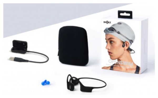 Shokz Openswim Bone Conduction Earphones Blue | Alltricks.com