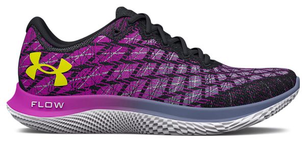 Chaussures Running Under Armour FLOW Velociti Wind 2 Violet Noir Femme