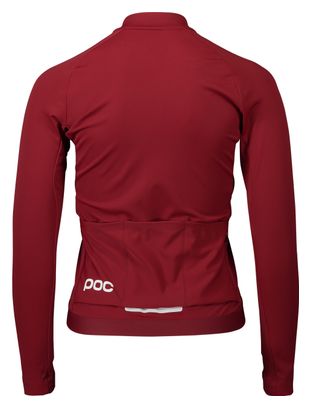 Poc Women's Ambient Thermal Garnet Red Long Sleeve Jersey