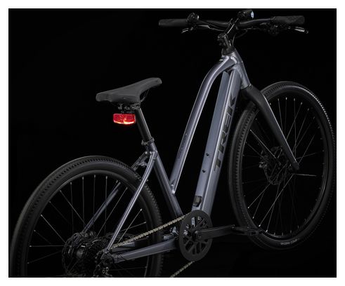 Vélo de Fitness Électrique Trek Dual Sport+ 2 Stagger Shimano Altus 9V 250 Wh 650 mm Gris