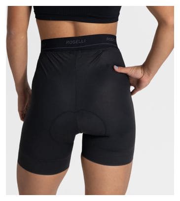 Sous-Short Velo Avec Peau Rogelli Prime boxershort - Femme - Noir