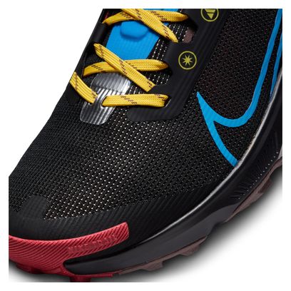 Zapatillas de Trail <strong>Running Nike React Terra Kiger 9 Negro Azul</strong> Amarillo