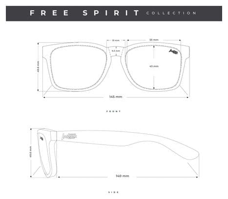 Lunettes de soleil polarisées Free Spirit The Indian Face pour hommes et femmes