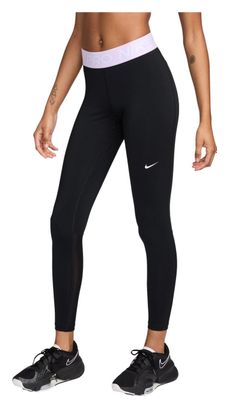 Nike Pro Black Mauve Women's Long Tights