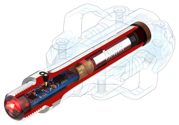 Assioma Pro MX-1 Power Sensor Pedaalpaar (Linkerkant) Zwart