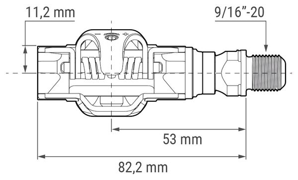 Assioma Pro MX-1 Power Meter Pedals (Left Side) Black