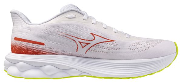 Mizuno Wave Skyrise 7 Running Shoes, White/Orange, Men's