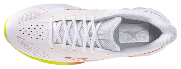 Mizuno Wave Skyrise 7 Running Shoes, White/Orange, Men's