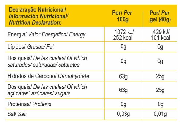 GoldNutrition ProFormance Gel energetico al limone - 40g