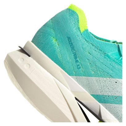 adidas Adizero Prime X3 Strung Running Shoes, Blue/Yellow, Unisex