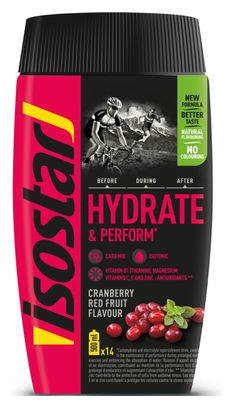 ISOSTAR Powder (drink) Hydrate & Perform 560 gr Flavour Cranberry