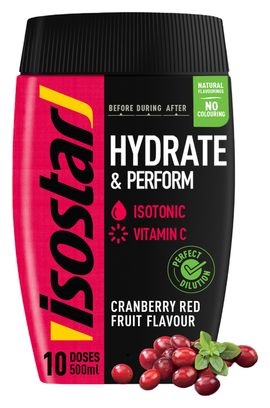 ISOSTAR Powder (drink) Hydrate & Perform 560 gr Flavour Cranberry
