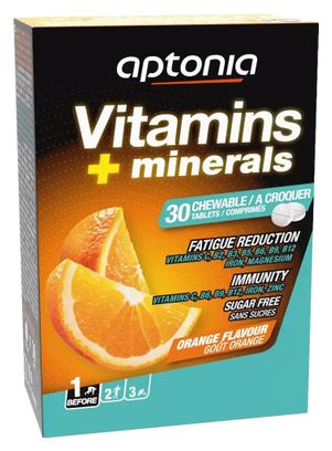 Complementos Alimenticios Aptonia Vitaminas y Minerales Naranja x30