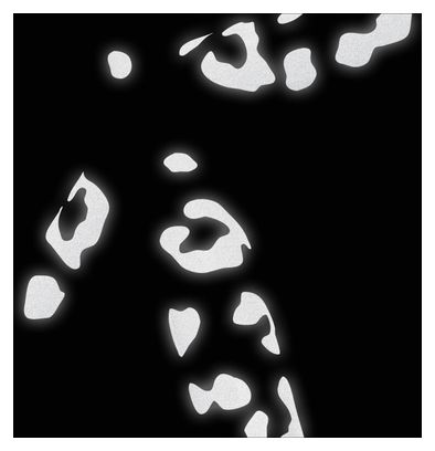 Bookman Reflective Leopard Print Aufkleber (1 Blatt) Grau Weiß