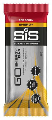 Barrita Energética SIS Go Energy Frutos Rojos 40g