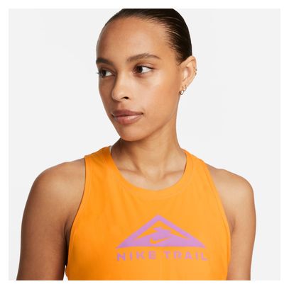Nike Dri-Fit Trail Orange Damen Tanktop
