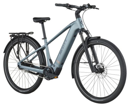 Scott Sub Tour 40 elektrische stadsfiets met Shimano Nexus 5V, 540 Wh, 700 mm, blauw