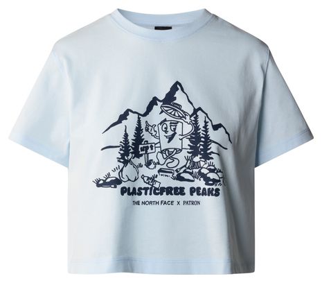 Damen T-Shirt The North Face Nature Blau