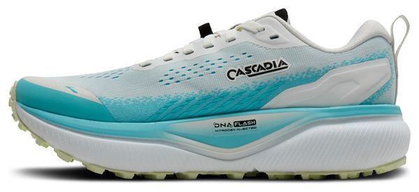Brooks Cascadia 20 trailschoenen, wit/blauw, heren