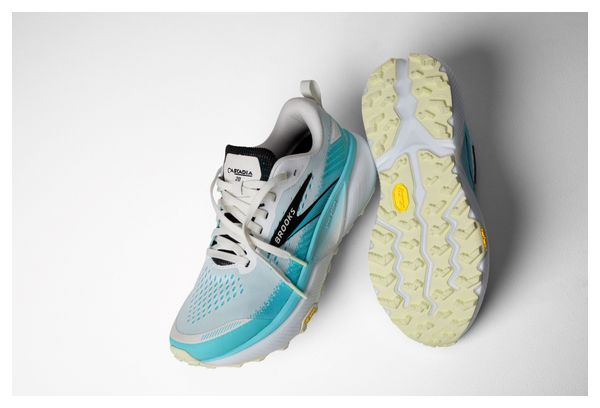 Brooks Cascadia 20 trailschoenen, wit/blauw, heren