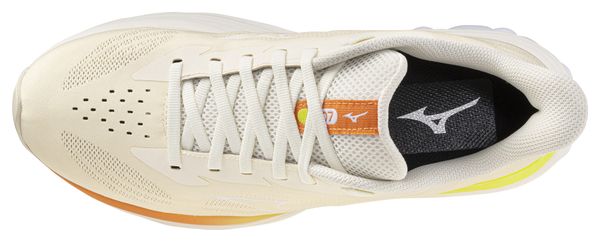 Chaussures Running Mizuno Wave Skyrise 7 Beige/Orange Femme