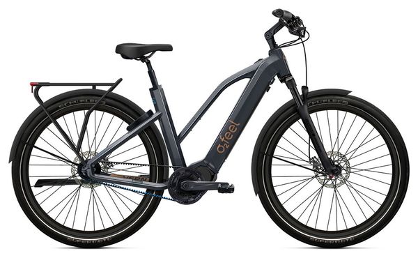 Electric City Bike O2 Feel Vern 9.1 27.5'' Shimano Nexus 5v 720Wh Gris Anthracite