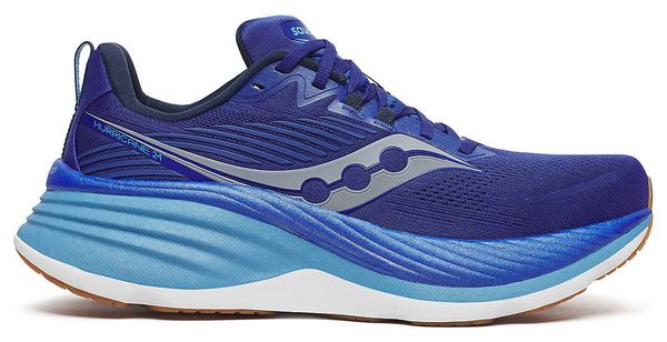 Saucony Hurricane 24 Laufschuhe Blau/Gelb Herren