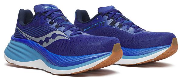 Saucony Hurricane 24 Laufschuhe Blau/Gelb Herren