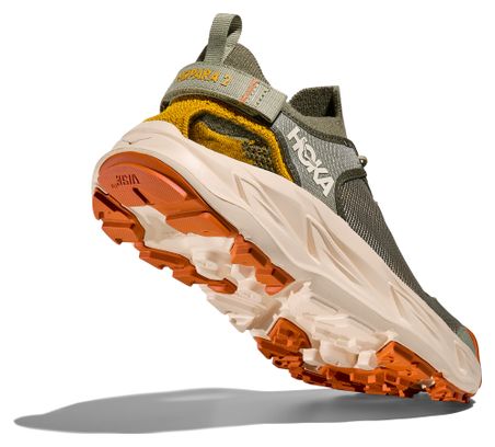 Hoka Hopara 2 Aerino Men's Hiking Shoes in Khaki/Pink