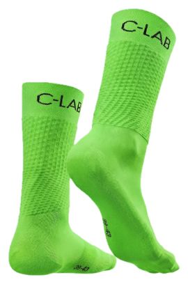 Chaussettes de Cyclisme/Running Respirantes - Vert Fluo
