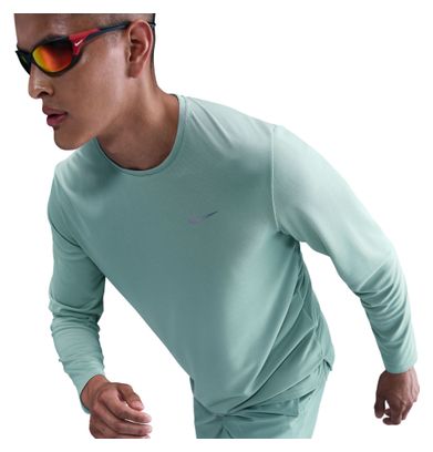 Maglia a maniche lunghe Nike Miler Uomo Verde